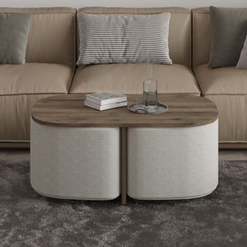 Hu Sofabordssæt 90x42,9x45 cm - Antik valnød - Møbler - Borde - Sofabord