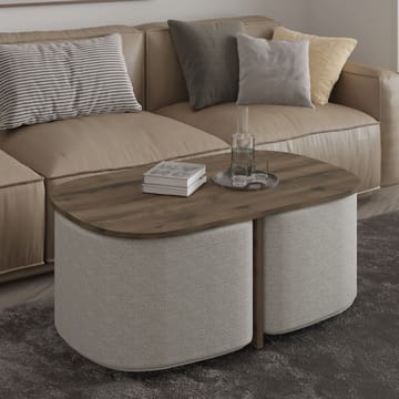 Hu Sofabordssæt 90x42,9x45 cm