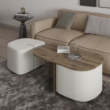 Hu Sofabordssæt 90x42,9x45 cm - Antik valnød - Møbler - Borde - Sofabord