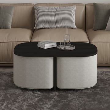 Hu Sofabordssæt 90x42,9x45 cm - Sort - Møbler - Borde - Sofabord