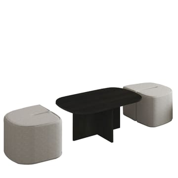 Hu Sofabordssæt 90x42,9x45 cm - Sort - Møbler - Borde - Sofabord
