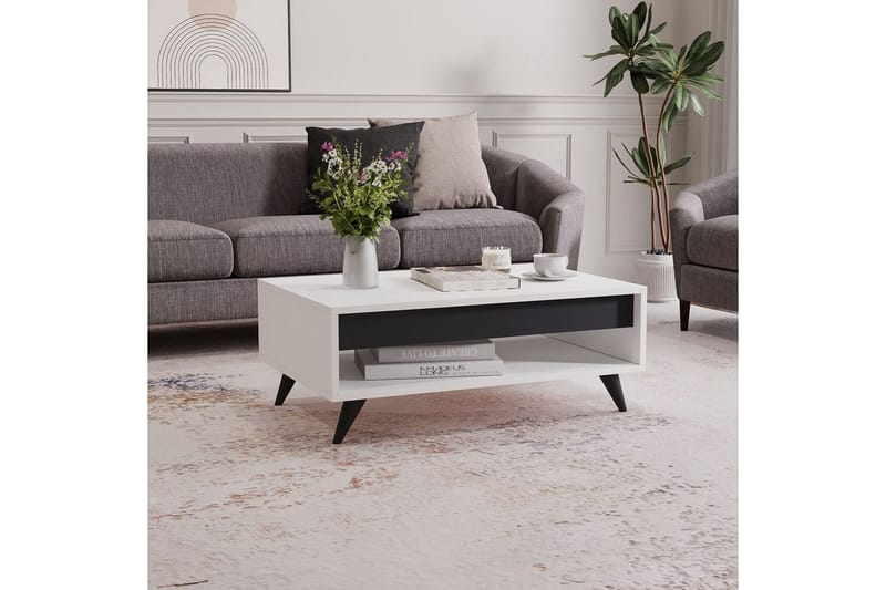 Hume Sofabord 90 cm - Hvid - Møbler - Borde - Sofabord