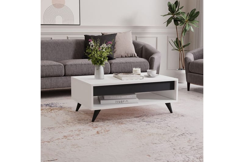 Hume Sofabord 90 cm - Hvid - Møbler - Borde - Sofabord