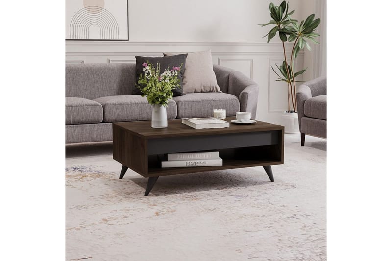 Hume Sofabord 90 cm - Valnød - Møbler - Borde - Sofabord