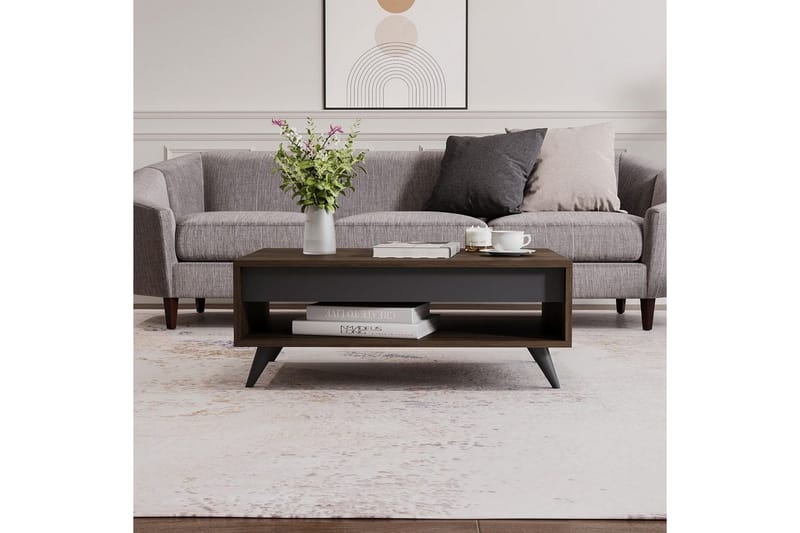 Hume Sofabord 90 cm - Valnød - Møbler - Borde - Sofabord