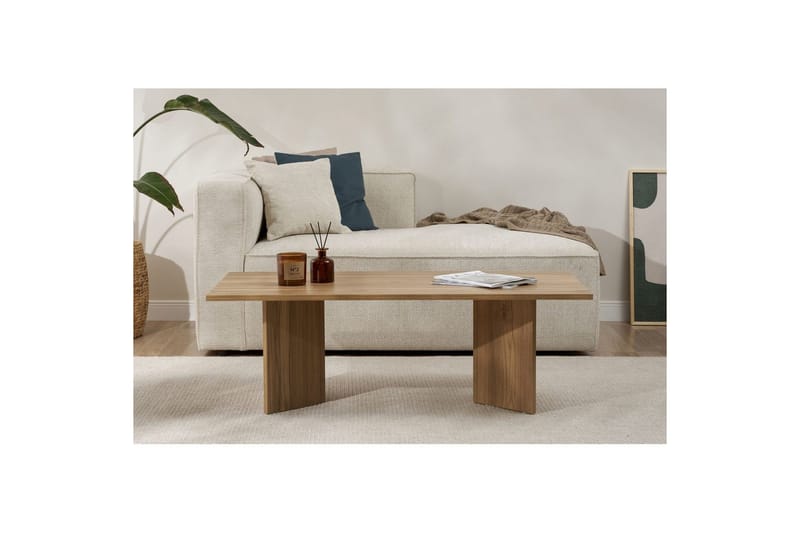 Isami Sofabord 119 cm - Brun - Møbler - Borde - Sofabord