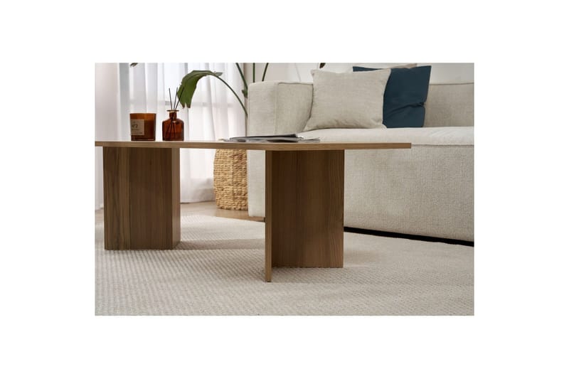 Isami Sofabord 119 cm - Brun - Møbler - Borde - Sofabord