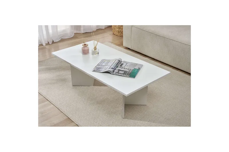 Isami Sofabord 119 cm - Hvid - Møbler - Borde - Sofabord