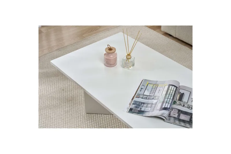 Isami Sofabord 119 cm - Hvid - Møbler - Borde - Sofabord