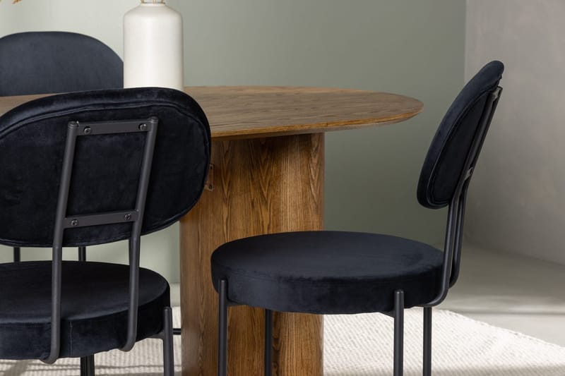 Isolde spisebord 180x90 cm med 4 Stella spisebordsstole - Møbler - Borde - Spisebordssæt