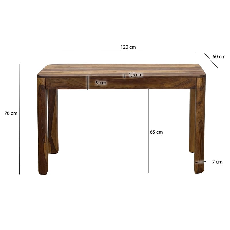 Ivoela Spisebord 120 cm - Varm brun - Møbler - Borde - Spisebord og køkkenbord