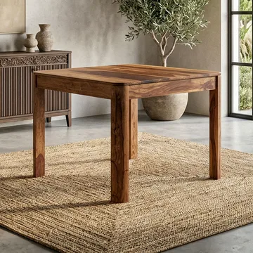 Ivoela Spisebord 80 cm - Varm mørkebrun - Møbler - Borde - Spisebord og køkkenbord