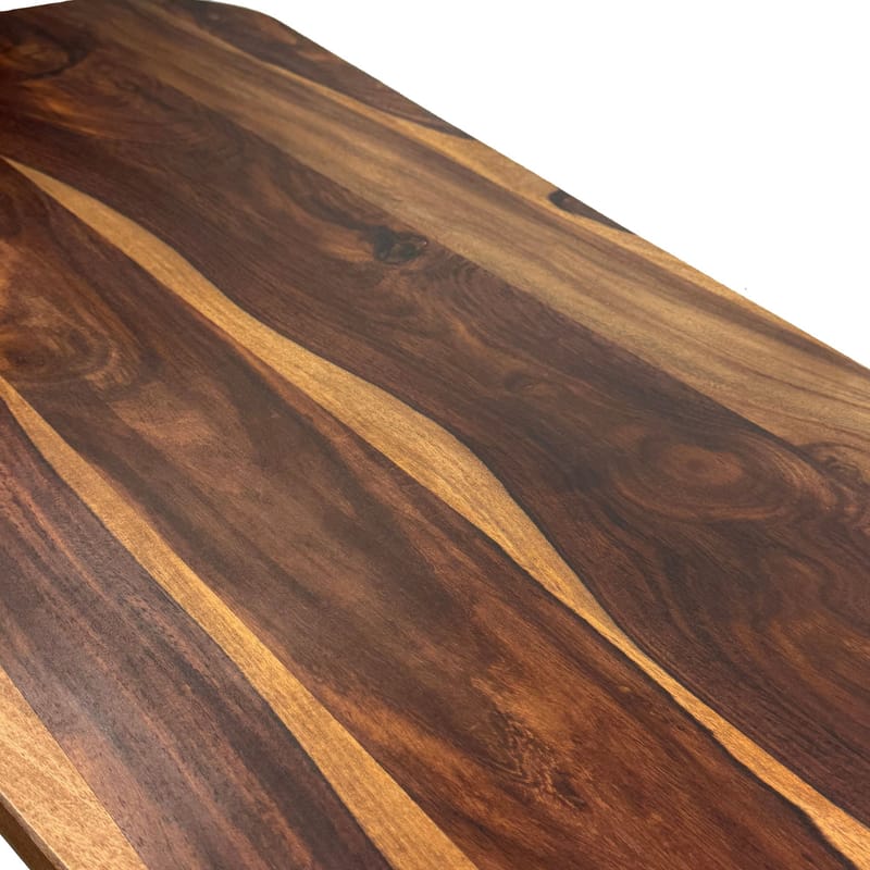 Ivoeri Sofabord 120 cm Ovalt Landlig stil - Varm mørkebrun - Møbler - Borde - Sofabord