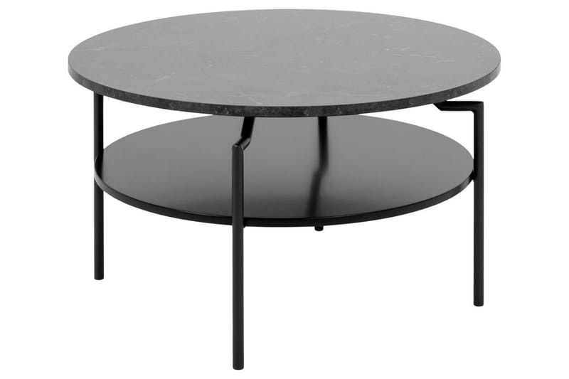 Jennifer Sofabord 80 cm - Sort - Møbler - Borde - Sofabord