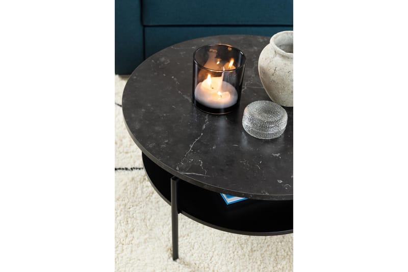 Jennifer Sofabord 80 cm - Sort - Møbler - Borde - Sofabord