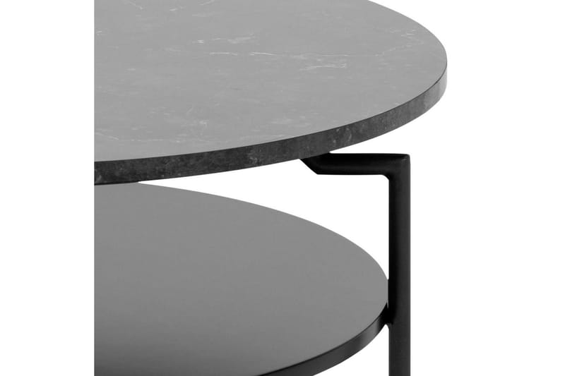 Jennifer Sofabord 80 cm - Sort - Møbler - Borde - Sofabord