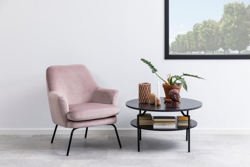 Jennifer Sofabord 80 cm - Sort - Møbler - Borde - Sofabord