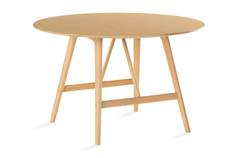 Jerup Spisebord 120 cm Rundt - Brun - Spisebord og køkkenbord