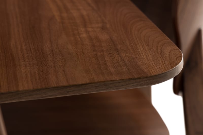 Jerup Spisebordssæt 220 cm inkl 6 Stole - Valn�ød - Spisebordssæt