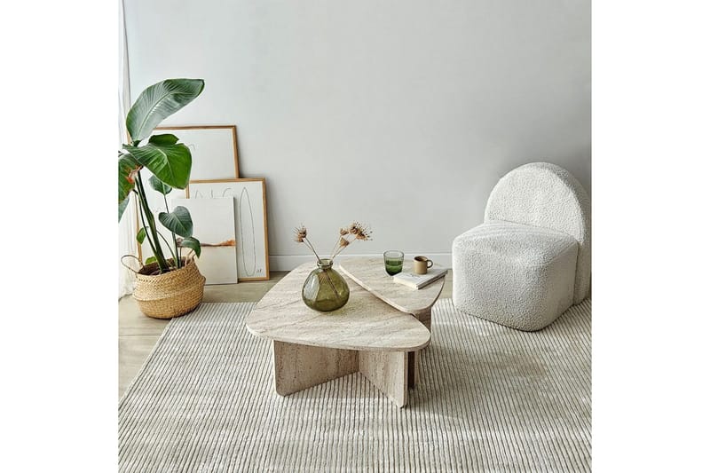 Jewa Sofabord 90 cm - Beige - Møbler - Borde - Sofabord