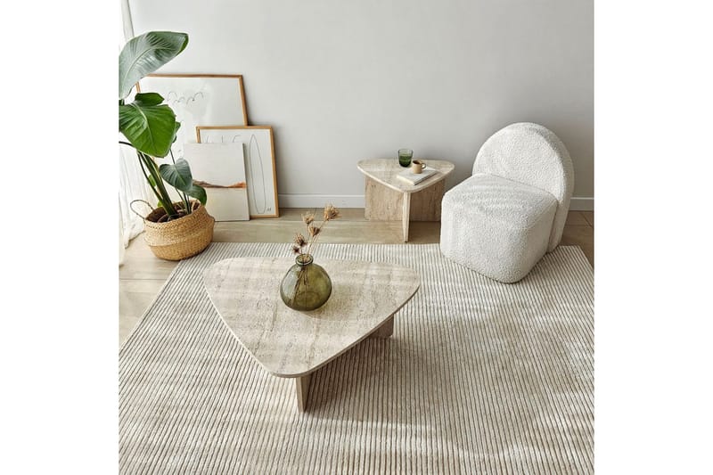 Jewa Sofabord 90 cm - Beige - Møbler - Borde - Sofabord