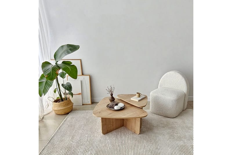 Jewa Sofabord 90 cm - Nature - Møbler - Borde - Sofabord
