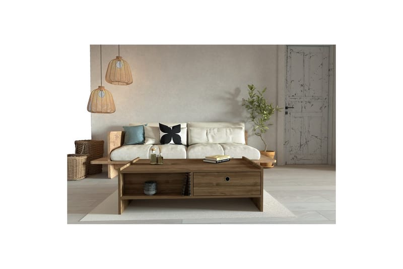 Jeyra Sofabord 110 cm - Valnød - Møbler - Borde - Sofabord