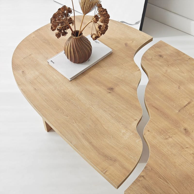 Jorvis sofabord 120 cm ovalt - Safir Eg - Møbler - Borde - Sofabord