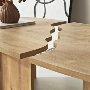 Jorvis sofabord 120 cm ovalt - Safir Eg - Møbler - Borde - Sofabord