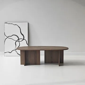 Jorvis sofabord 120 cm ovalt - Valnød - Møbler - Borde - Sofabord