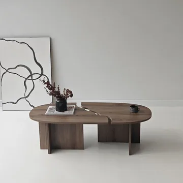 Jorvis sofabord 120 cm ovalt - Valnød - Møbler - Borde - Sofabord