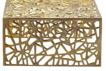 Junino 60 cm Kvadratisk Sofabord i Metal - Guld - Møbler - Borde - Sofabord