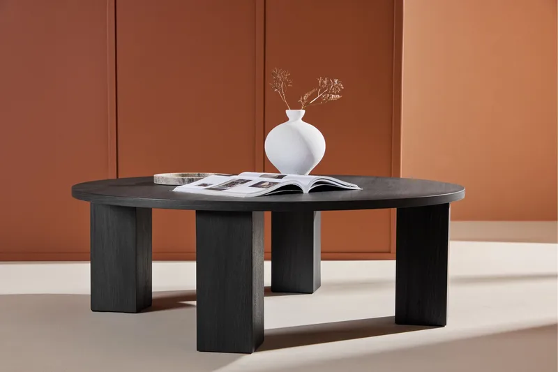 Juno Sofabord 120 cm - Sort - Møbler - Borde - Sofabord