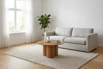 Juno Sofabord Rundt 85 cm - Eg - Møbler - Borde - Sofabord