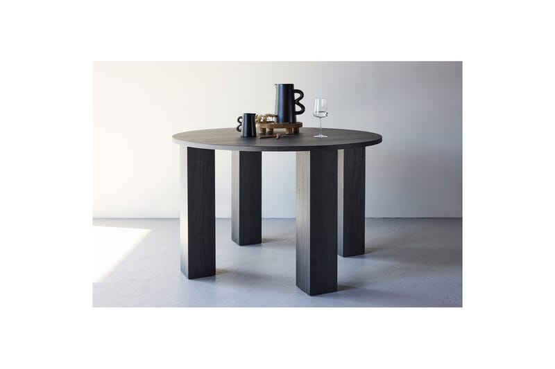 Juno Spisebord 120 Cm - Sort - Møbler - Borde - Spisebord og køkkenbord