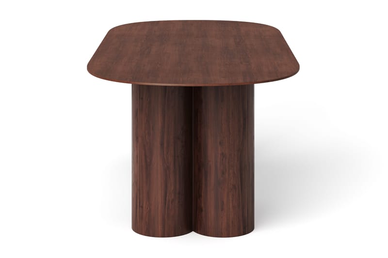 Juno Spisebord Oval 220×100 cm Finér - Valnød - Møbler - Borde - Spisebord og køkkenbord