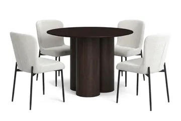 110 cm - Hvidbejdset eg
