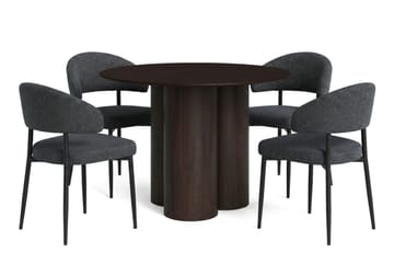110 cm - Sortbejdset eg