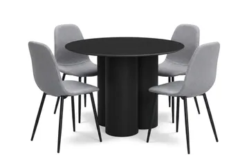 110 cm - Sortbejdset eg