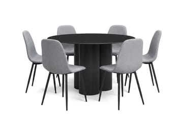130 cm - Sortbejdset eg