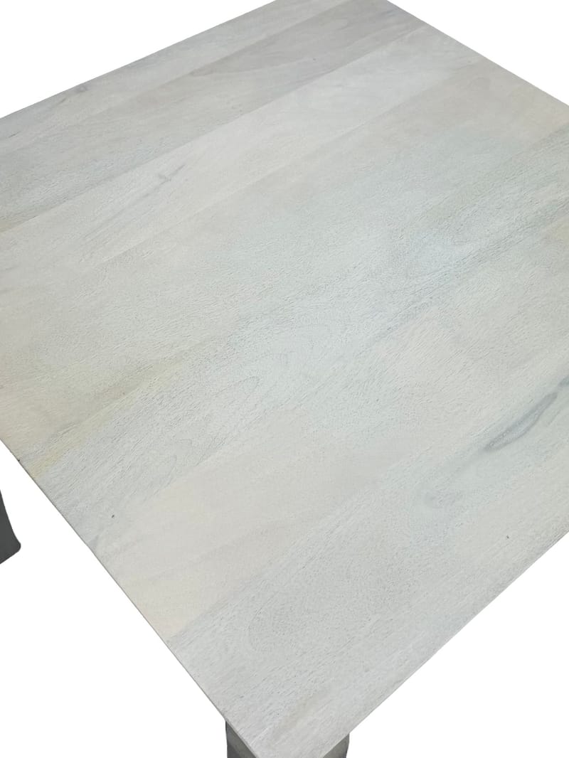 Jununa Spisebord 80 cm - Let hvidpigmenteret - Møbler - Borde - Spisebord og køkkenbord