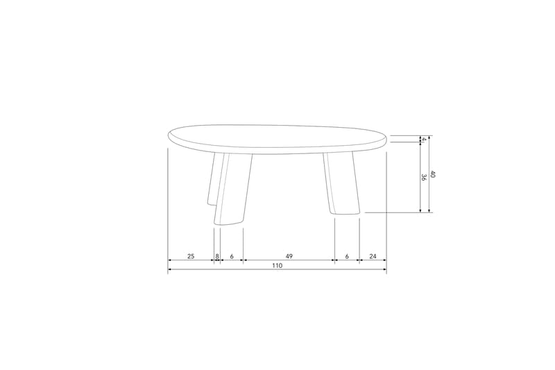 Kaffebord Roundly - Møbler - Borde - Sofabord