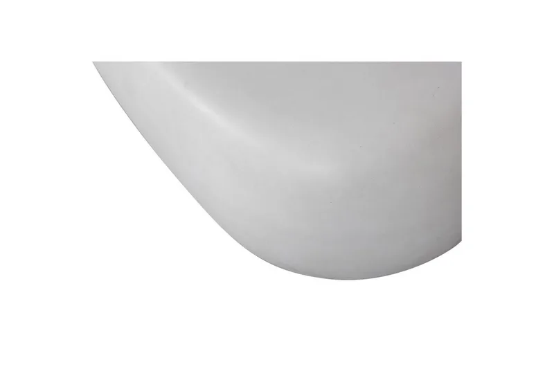 Kaffebord Småsten - Hvid, 28x100x43 cm - Møbler - Borde - Sofabord