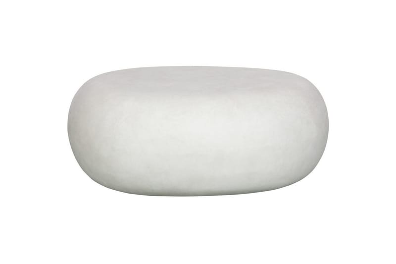 Kaffebord Småsten, Hvid, 31x65x49 cm