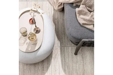 Kaffebord Småsten - Hvid, 31x65x49 cm - Møbler - Borde - Sofabord