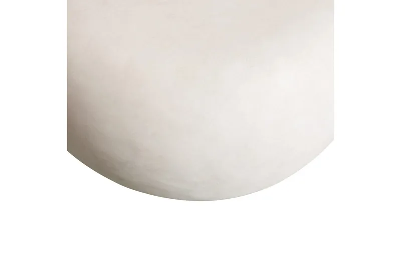 Kaffebord Småsten - Hvid, 35x50x50 cm - Møbler - Borde - Sofabord