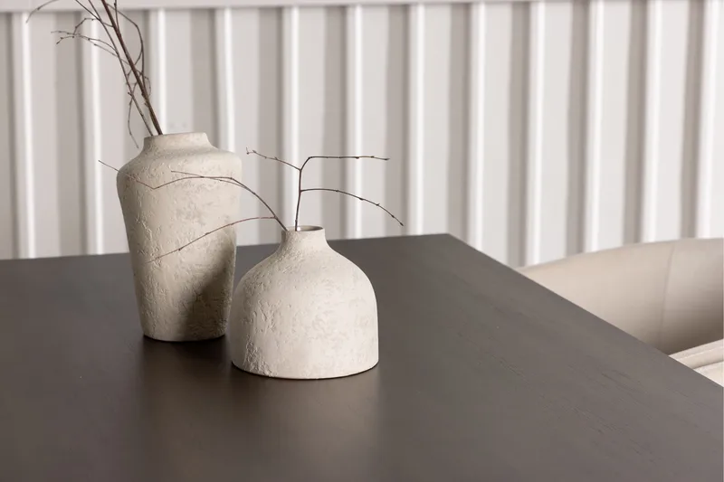 Kaseidon Spisebordssæt 120 cm Rektangulær med 4 Berit Stole - Beige - Møbler - Borde - Spisebordssæt