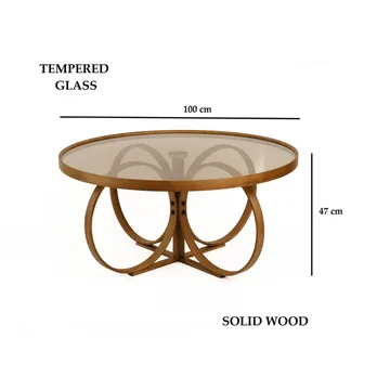 Kashiwa Sofabord 100 cm - Mørkebrun - Møbler - Borde - Sofabord