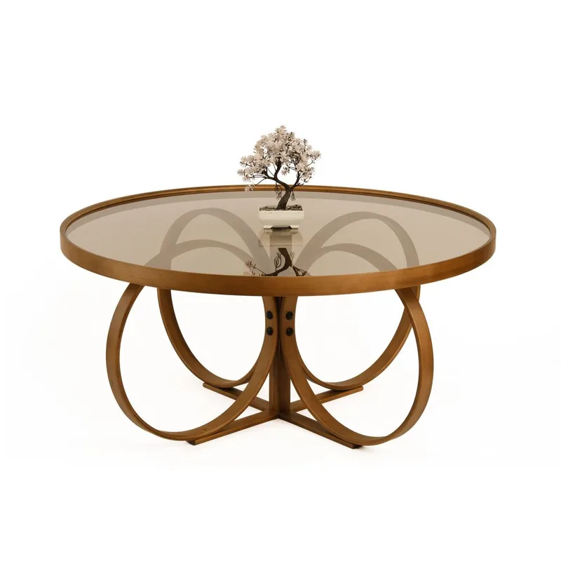 Kashiwa Sofabord 100 cm, Mørkebrun