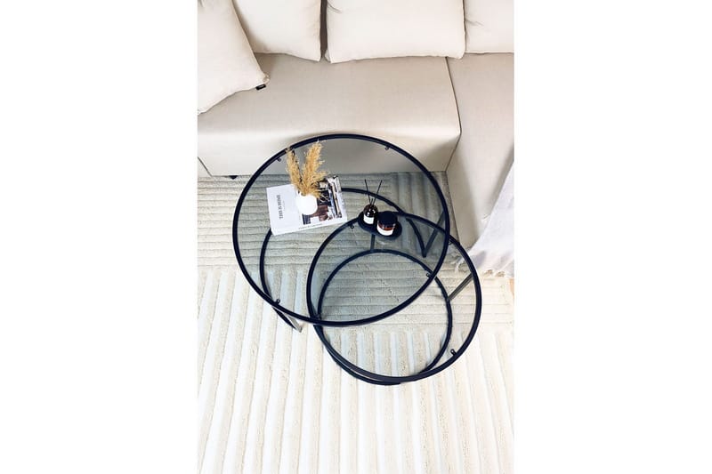 Kashiwa Sofabord 80 cm - Sort - Møbler - Borde - Sofabord